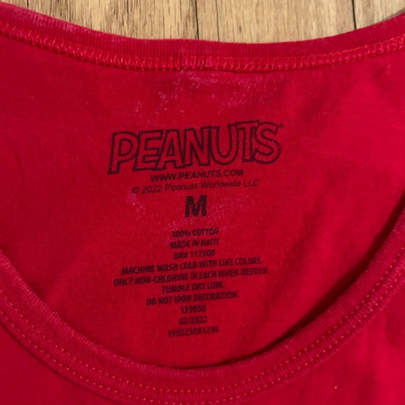 Nope Not Today Red Snoopy Peanuts tank top - Picture 3 of 4